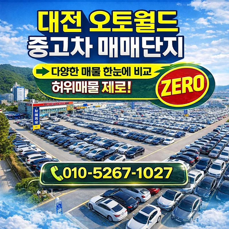 대전 오토월드 허위매물 없는 중고차 구매 가이드 2026