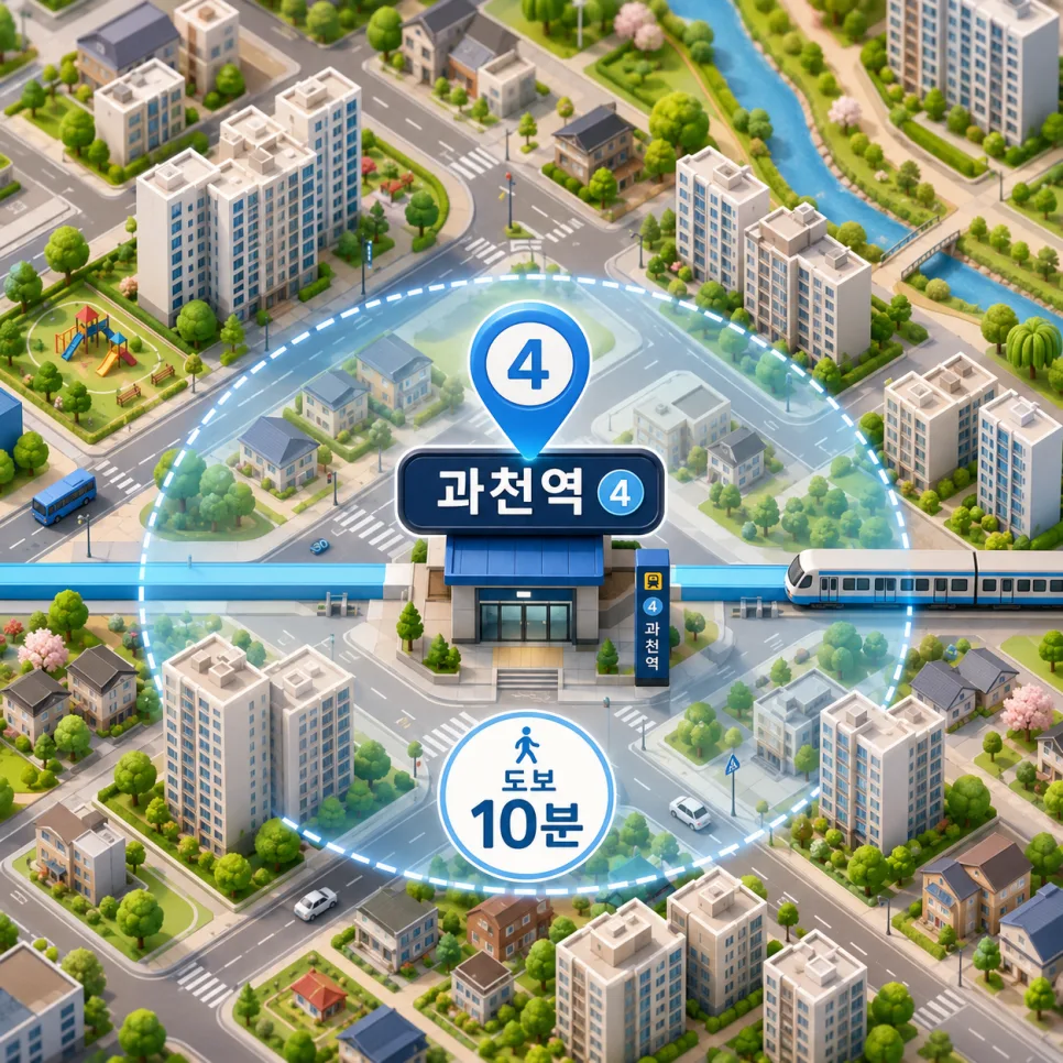 과천역 역세권 아파트 2026년 총정리: 입지 분석 및 추천 단지