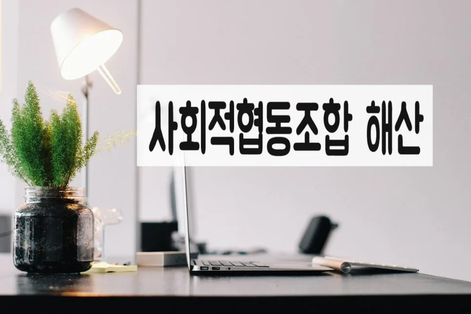 사회적협동조합 해산 절차 완벽 정리 (2026년 최신 정보)