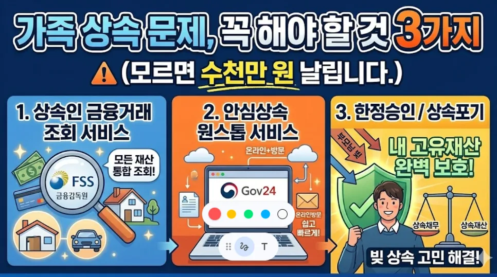 2026년 상속 문제, 이것 모르면 수천만원 손해봅니다