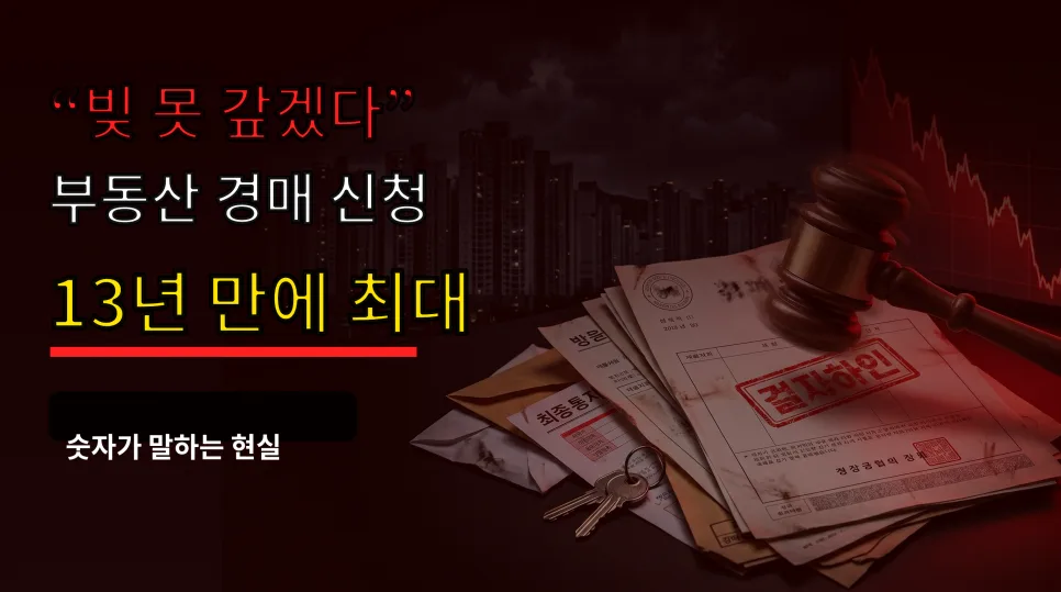 부동산 경매 신청 13년 만에 최대, 2026년 전망은?