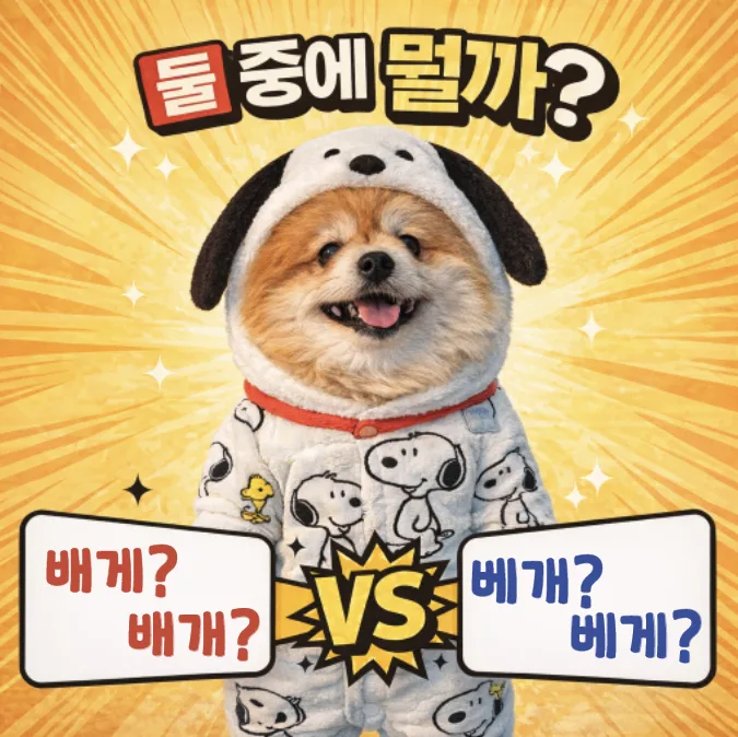 베개 vs 배게, 2026년 올바른 맞춤법과 헷갈리는 이유 완벽 정리