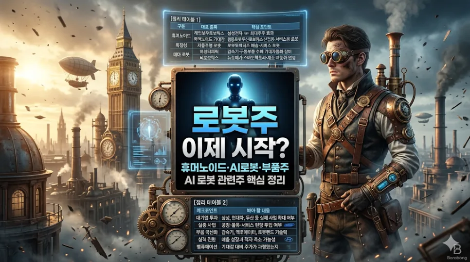 AI 로봇주 투자 전략 2026: 핵심 종목 및 전망 총정리