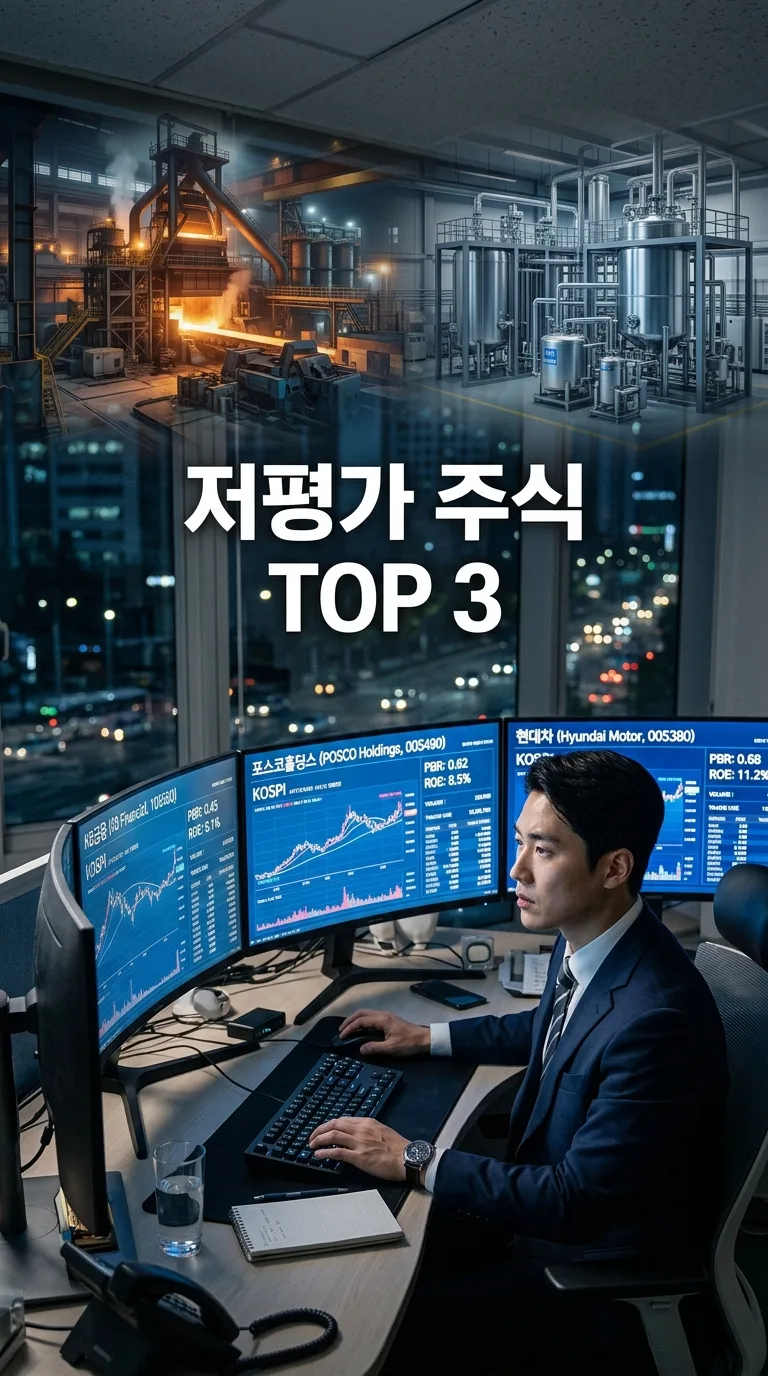 2026년 저평가 우량주 3선: PBR 1배 미만 숨은 보석 찾기