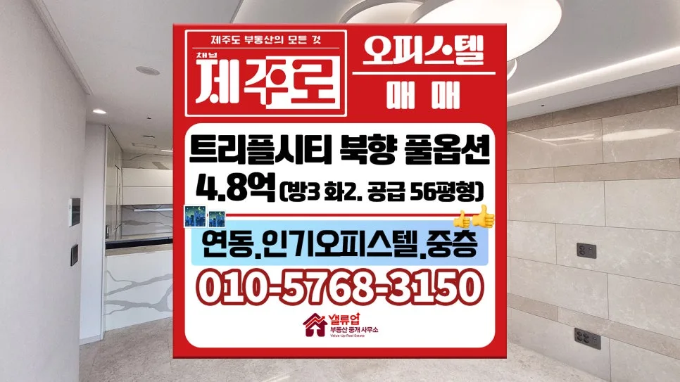 제주 연동 트리플시티 갭투자 2026: 실투자 1.1억으로 내 집 마련?