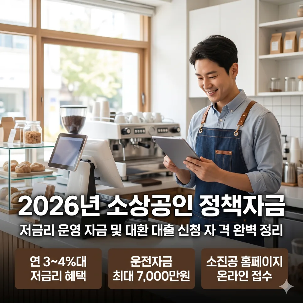 2026년 소상공인 정책자금: 신청 자격과 금리 한도 완벽 분석