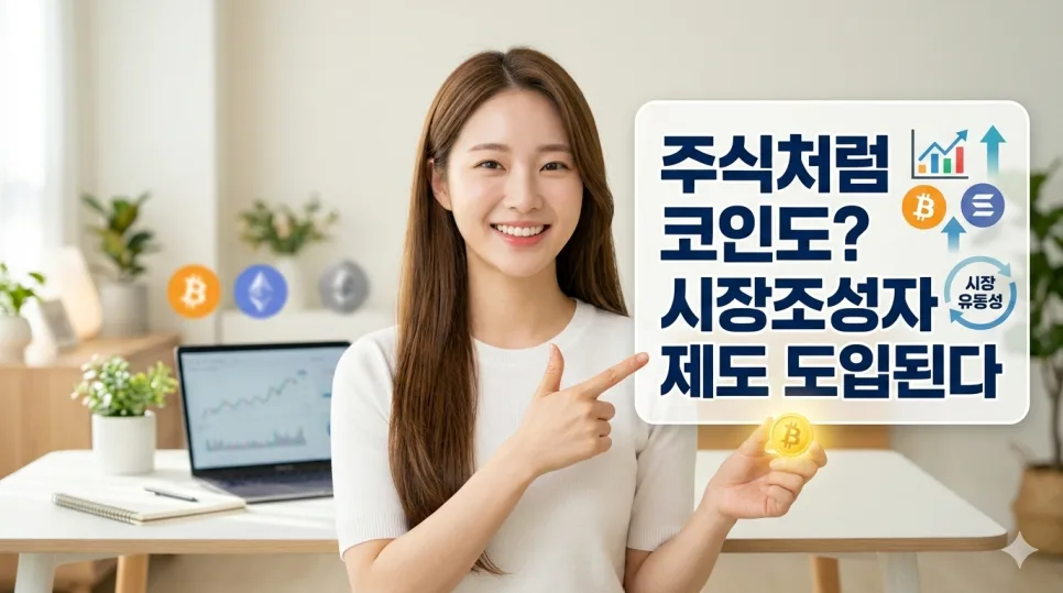 2026년 코인 시장, 시장조성자 제도로 안정성 UP! 투자 가이드