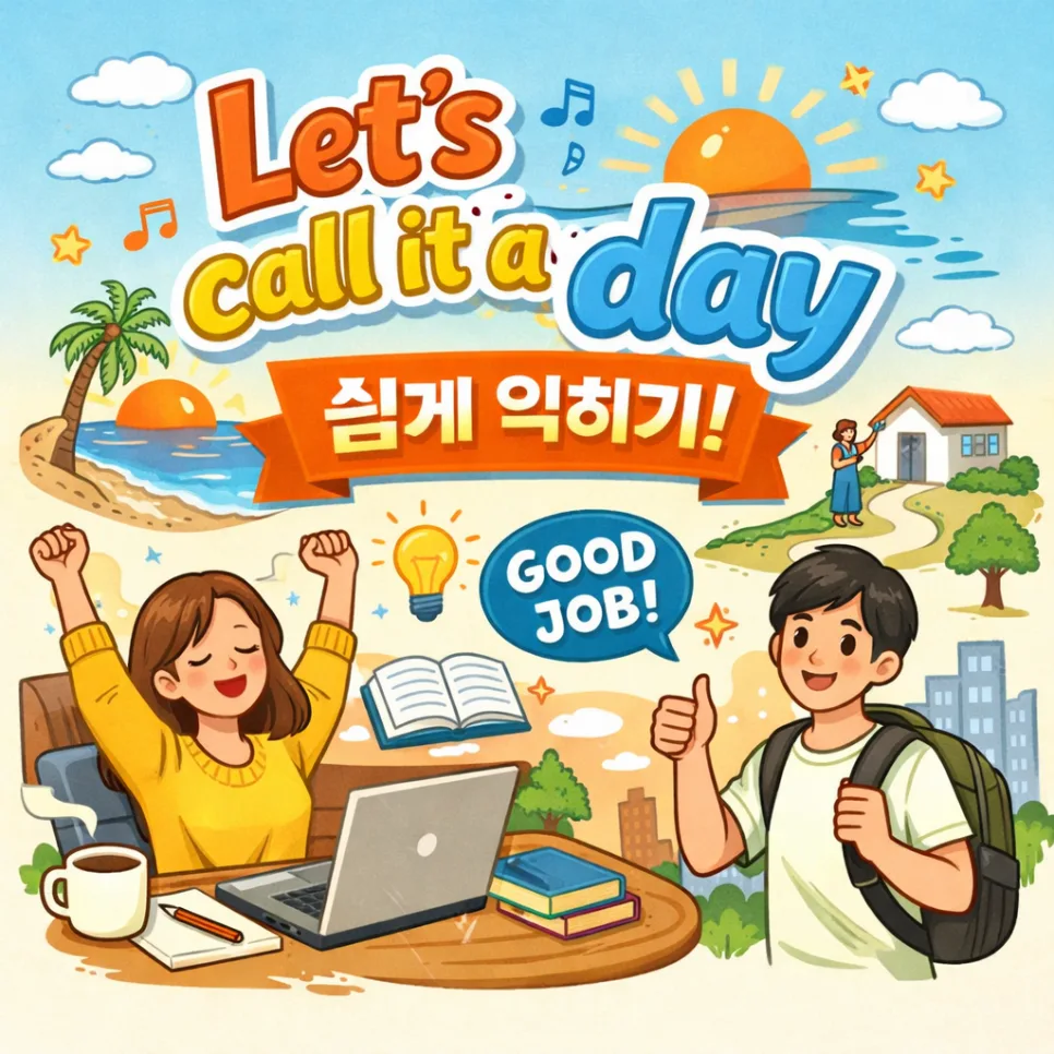 Let’s call it a day 뜻과 활용법 2026년 완벽 정리