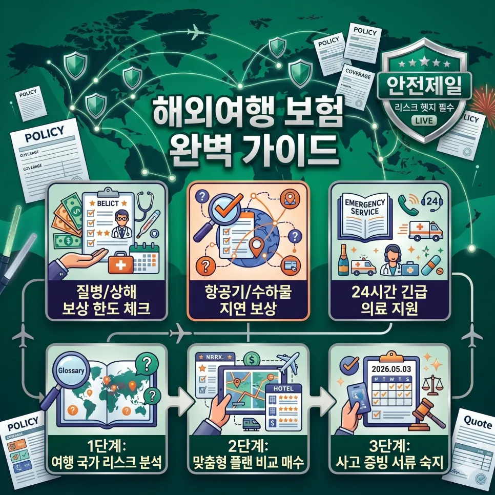 2026년 해외여행 보험, 이것만 알면 손실 막는다