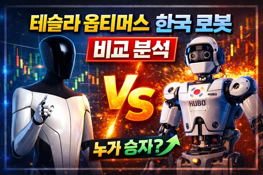테슬라 옵티머스 vs 한국 로봇 2026: AI 시대 승자 예측