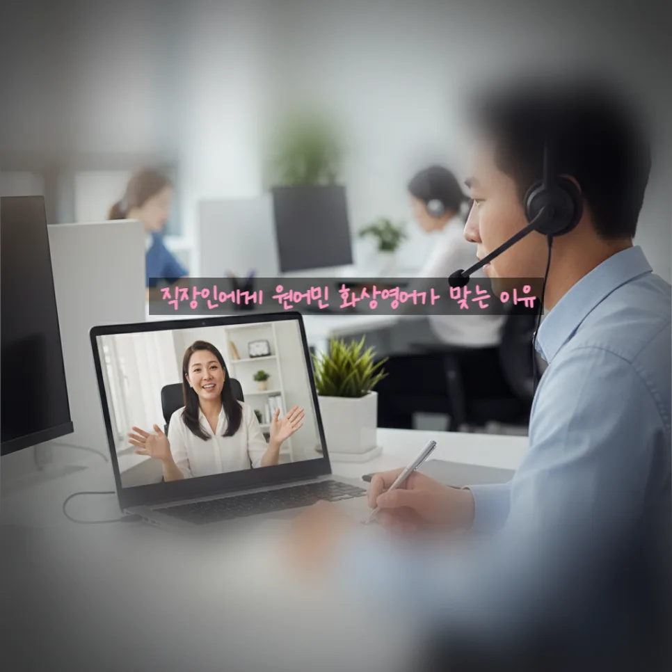 직장인 영어회화, 화상영어로 2026년 실력 향상하는 법