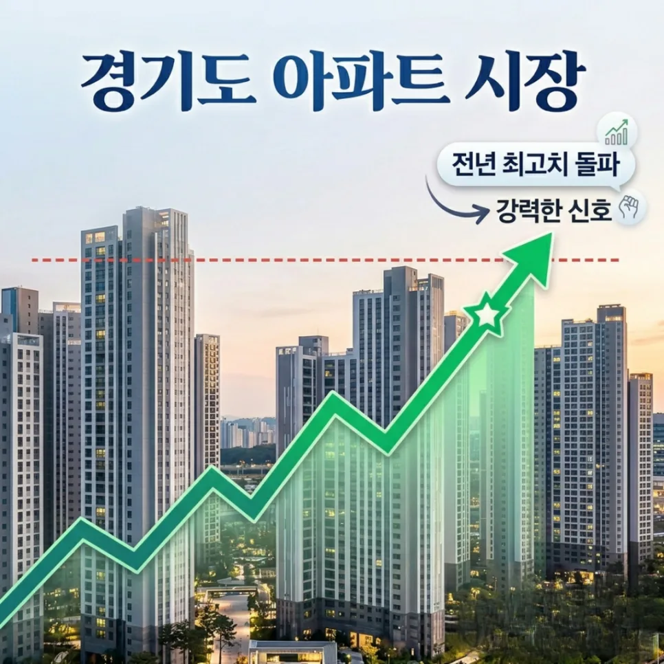 경기도 아파트 거래량 2026년 급증 원인과 향후 전망 분석