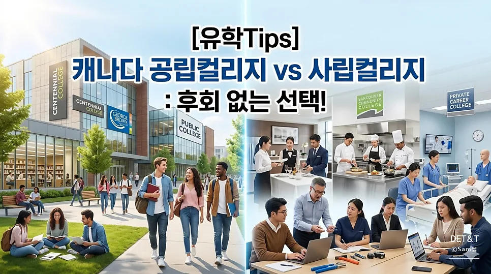 캐나다 칼리지 선택 가이드 2026: 공립 vs 사립, PGWP와 영주권 비교