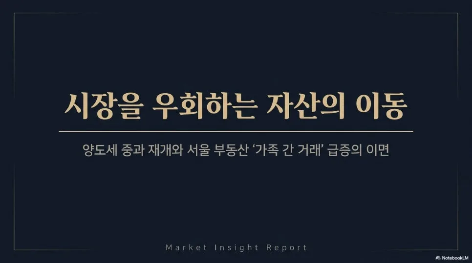 2026년, 다주택자 양도세 중과 앞두고 자녀 증여 급증 이유는?