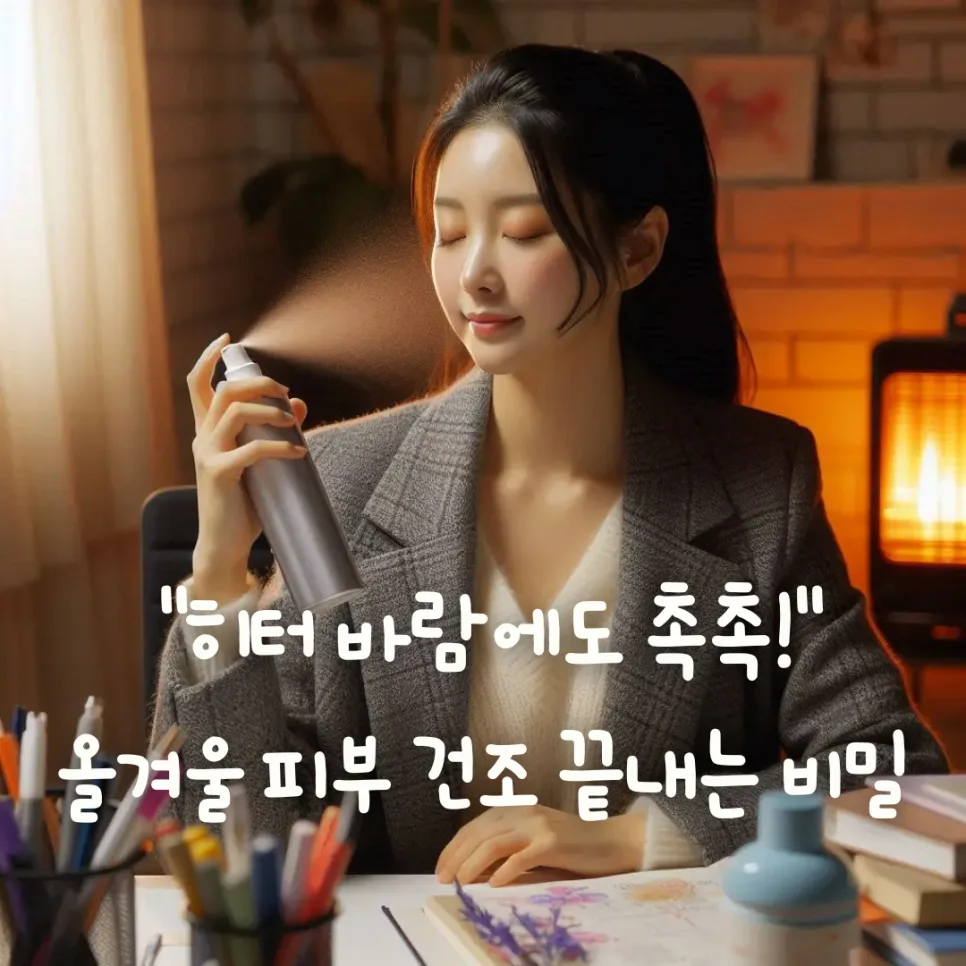 히터 속 피부 건조 탈출법 2026: 전문가 비법 공개