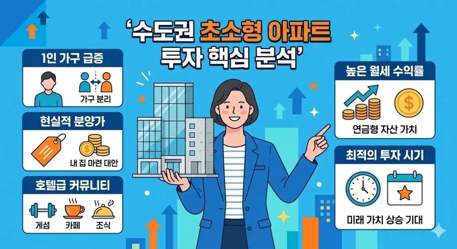 2026년 수도권 초소형 아파트 청약, '작은 거인'이 대세인 이유 5가지 2