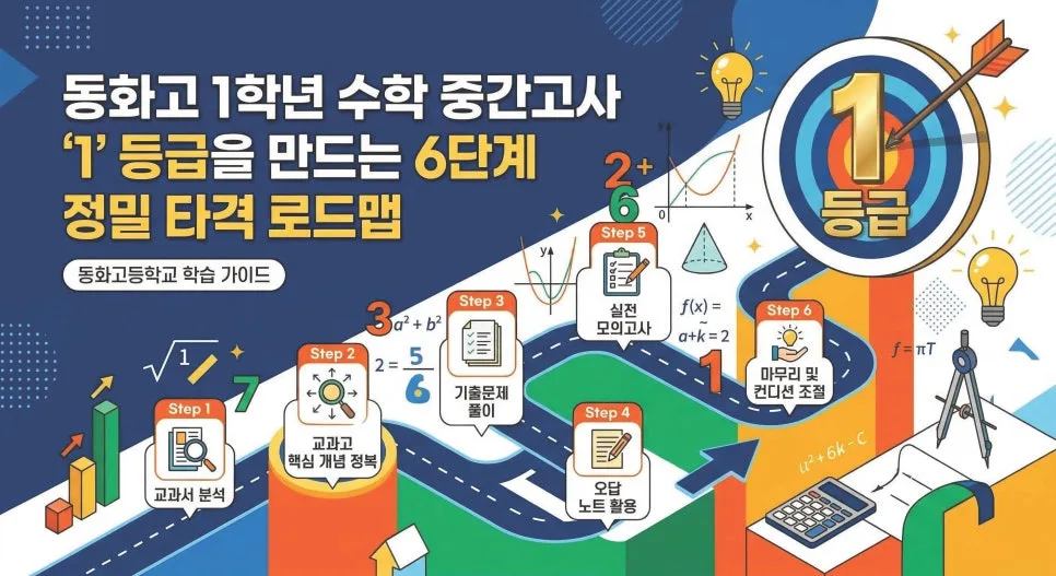 동화고 1학년 수학 1등급 로드맵: 2026년 중간고사 완벽 대비