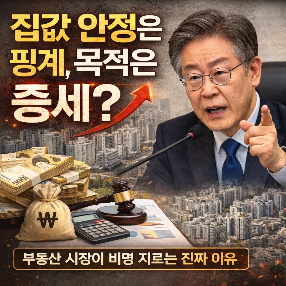 2026년 부동산 증세 논란: 집값 안정은 핑계? 전문가 분석