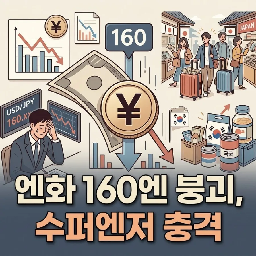 엔화 160엔 붕괴, 수퍼엔저 시대의 투자 전략 2026