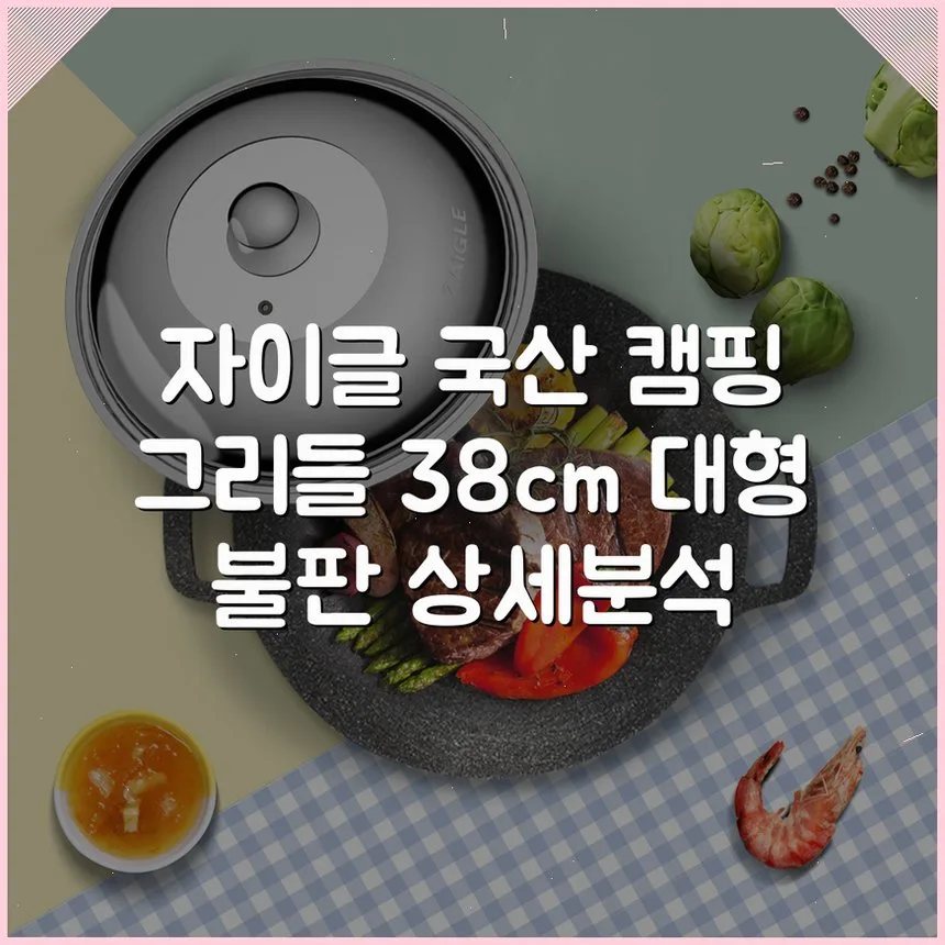 자이글 캠핑 그리들 38cm, 2026년 캠핑 요리 필수템 분석