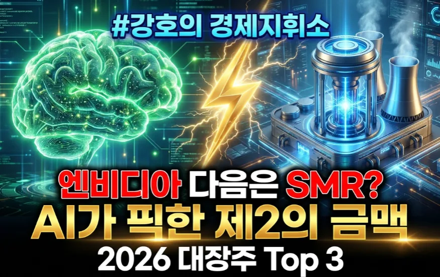 2026년 AI 전력난 대비: SMR이 엔비디아를 넘을까?