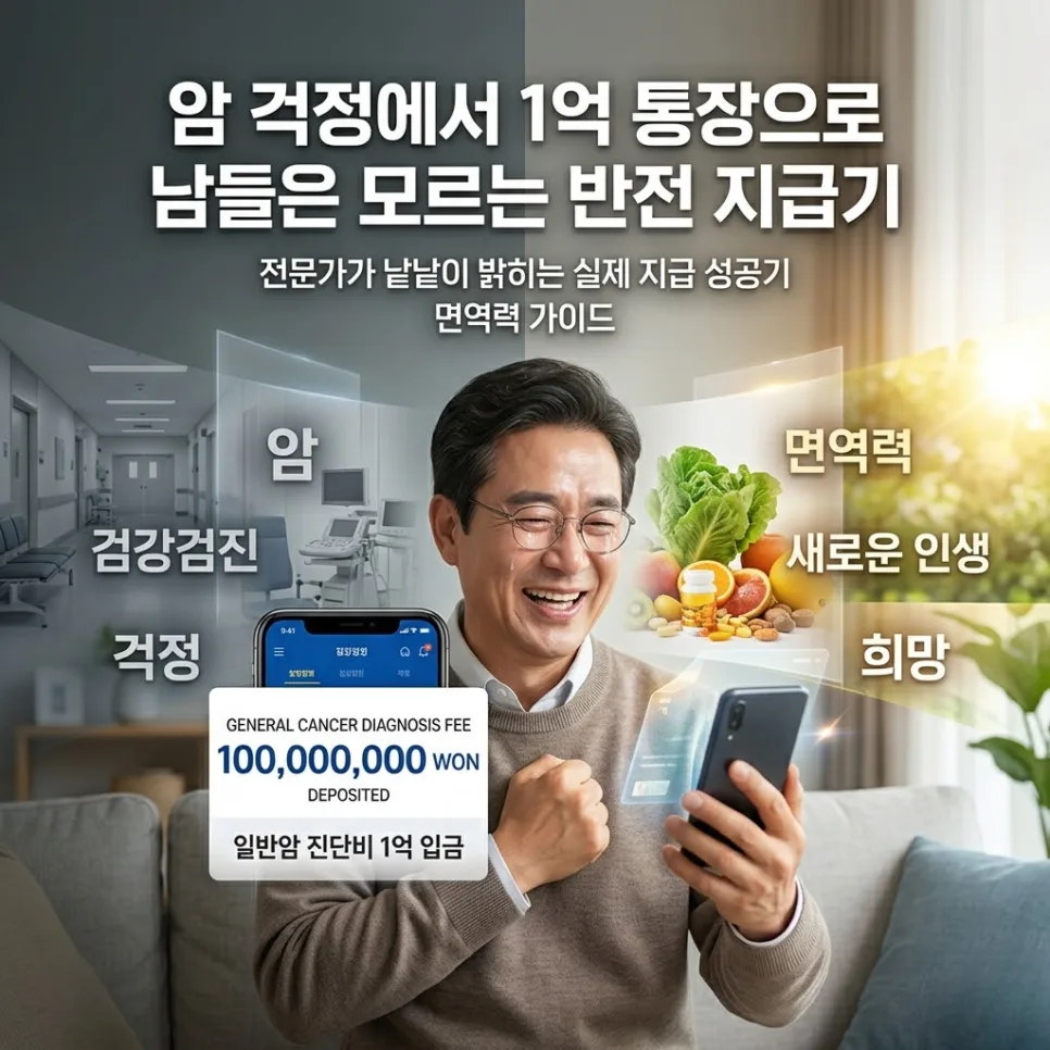암 진단비 1억 받는 법: 실제 지급 사례와 전문가 조언 2026