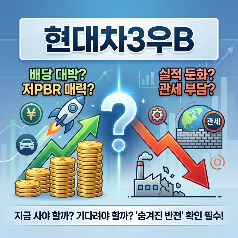 현대차3우B 투자 전략 2026: 배당·PBR 분석 및 고점 판단