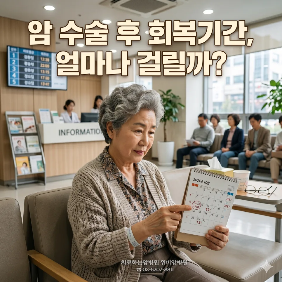 암 수술 후 회복 기간 2026: 단계별 회복과 관리법 총정리