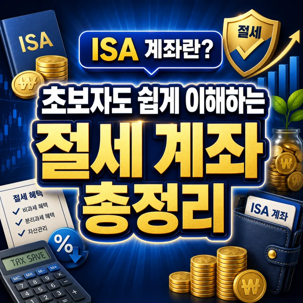 ISA 계좌 2026년 절세 혜택 총정리: 초보자도 쉽게 이해하는 방법