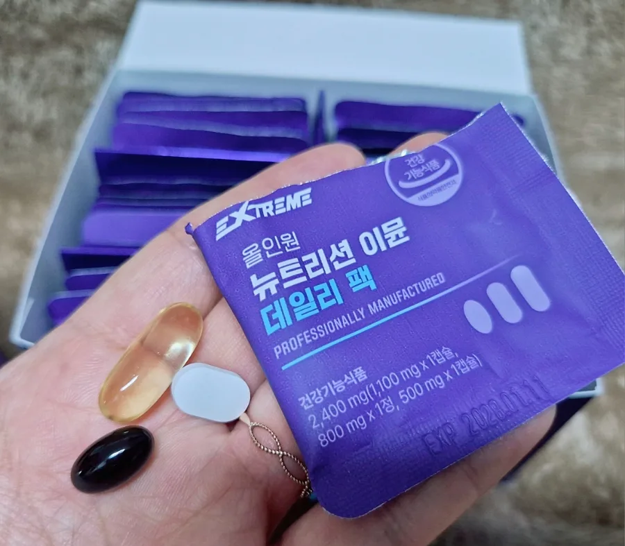 올인원 영양제 2026: 이뮨데일리팩 코큐텐+오메가3+루테인 효과 분석