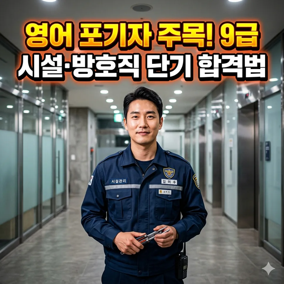 영어 없이 공무원 합격 전략 2026: 시설·방호직 연봉 및 가산점 완벽 분석