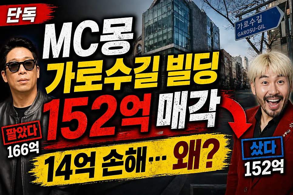 MC몽 빌딩 152억 매각, 2026년 상가 투자 위험 분석