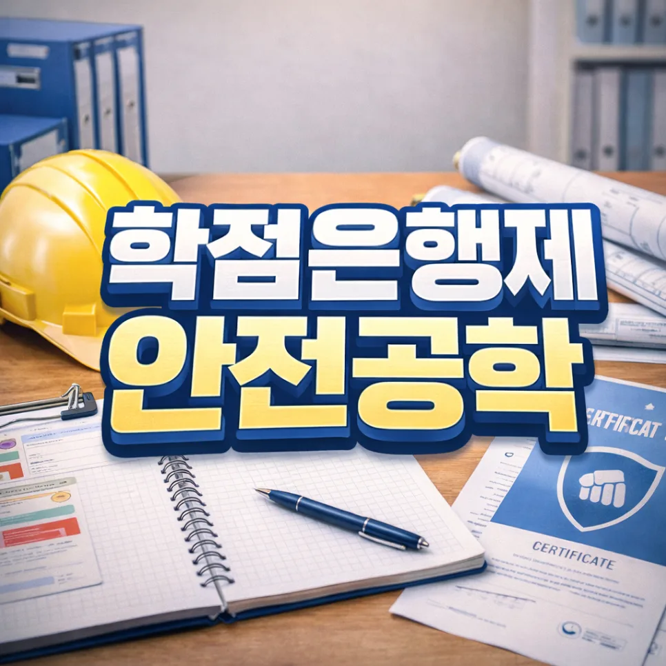 안전관리자 되는 법: 학점은행제 안전공학으로 1년 안에 자격증 취득 2026