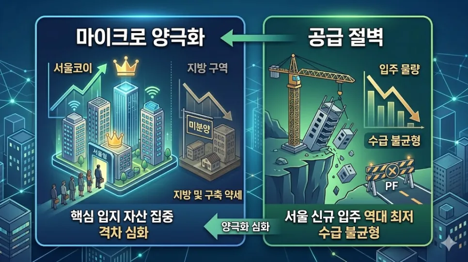 2026 부동산 시장 전망: 공급 절벽·양극화 해부 2