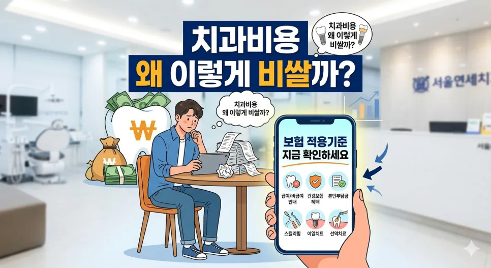 2026년 치과 보험 적용 기준: 비싼 이유와 비용 절감 꿀팁