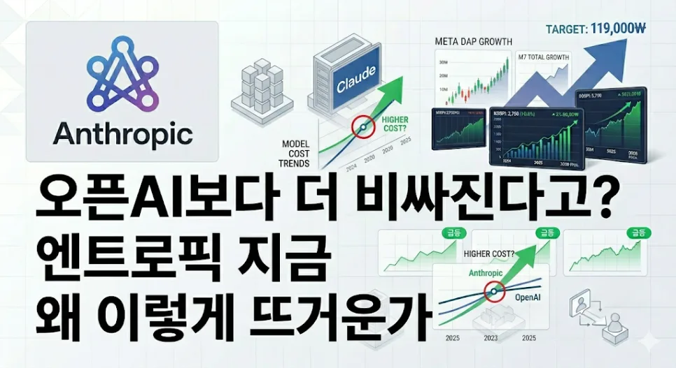 엔트로픽 기업가치 2026년 1000억 달러 돌파? AI 시장 판도 변화 전망