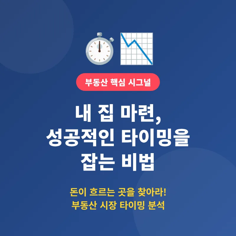 부동산 타이밍 2026: 돈 흐름 읽는 3가지 시그널 분석