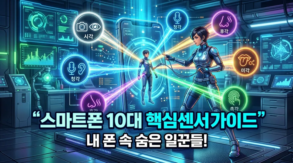 스마트폰 센서 10가지 완벽 분석: 2026년 활용법과 관리 팁