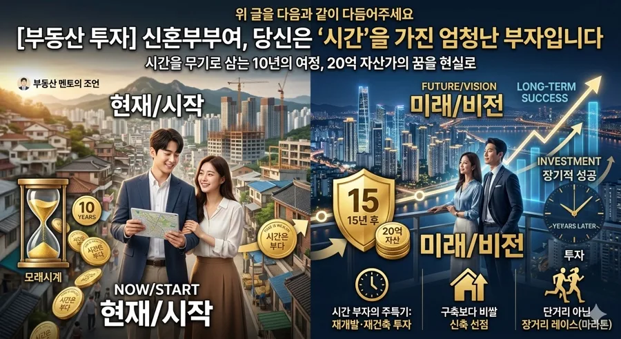 신혼부부 부동산 투자, 시간 부자의 핵심 전략 2026