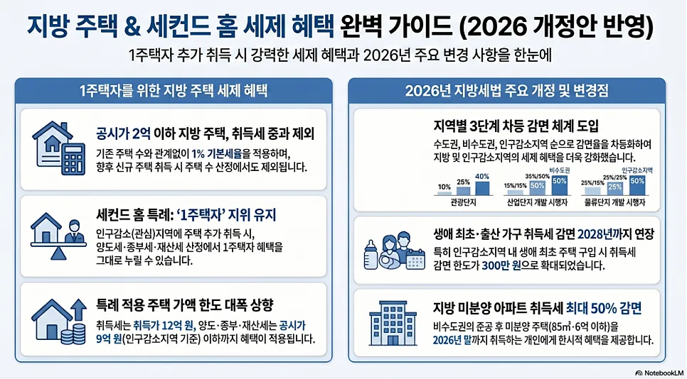 남해 세컨드홈 취득세 혜택 2026: 민박집 꿈 실현 전략