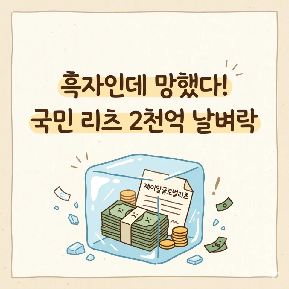 제이알글로벌리츠 거래정지 2026: 2000억 묶인 투자자, 앞으로 어떻게 될까?
