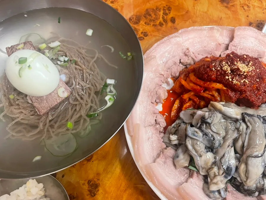 을지로 평양냉면 맛집 대엽 2026: 굴보쌈과 환상의 궁합