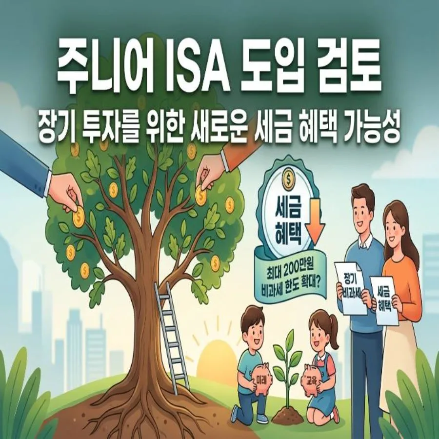 주니어 ISA 도입 2026: 미성년자 세금 혜택 받는 법