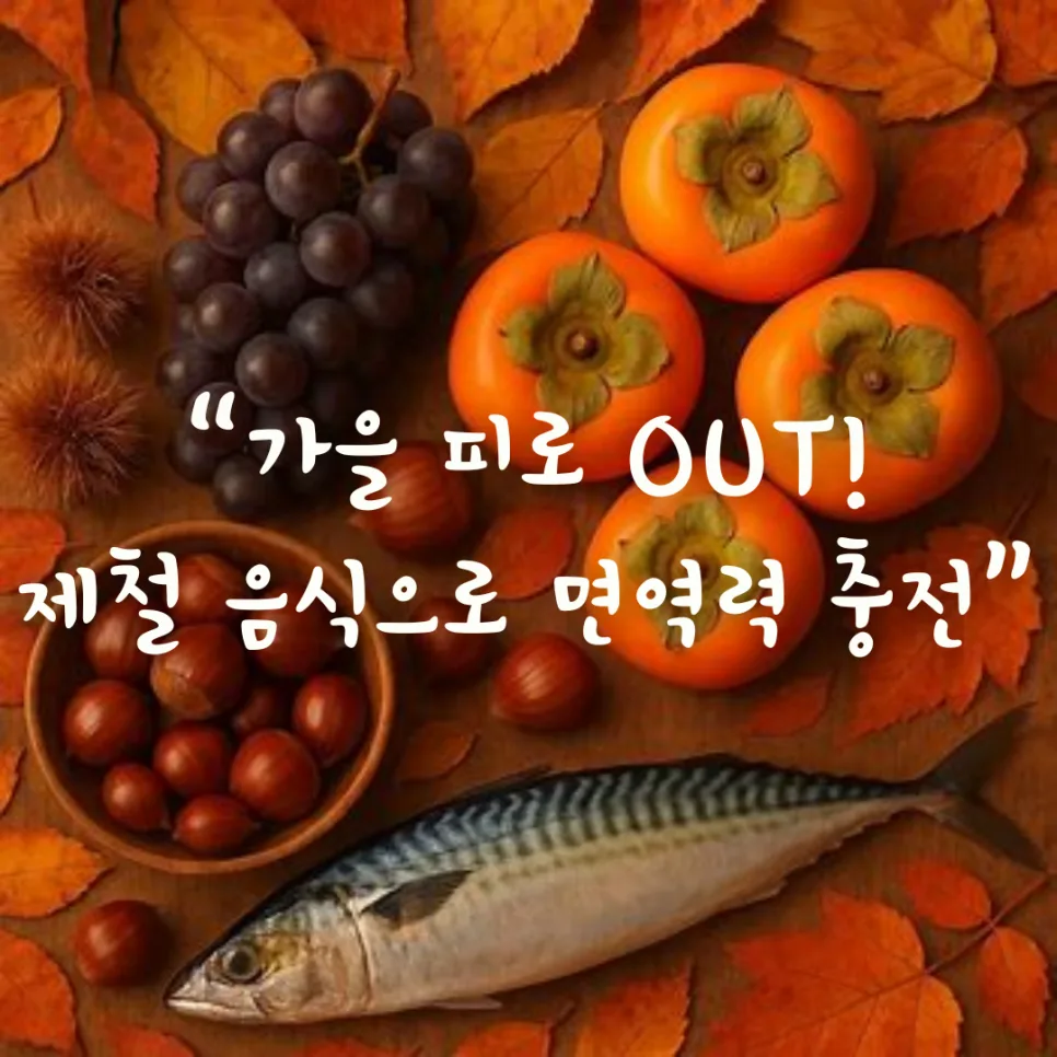 9월 면역력 음식 2026: 환절기 피로 잡는 제철 과일·채소 5가지