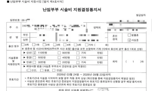 가임력 보존 지원사업 2026: 200만원 지원금 조건과 신청방법 총정리