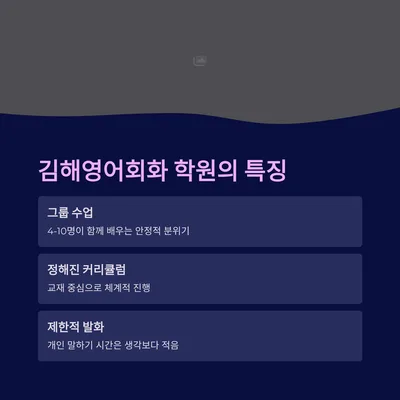 김해 영어회화 학원 vs 원어민 1:1, 2026년 당신에게 맞는 선택은? 3