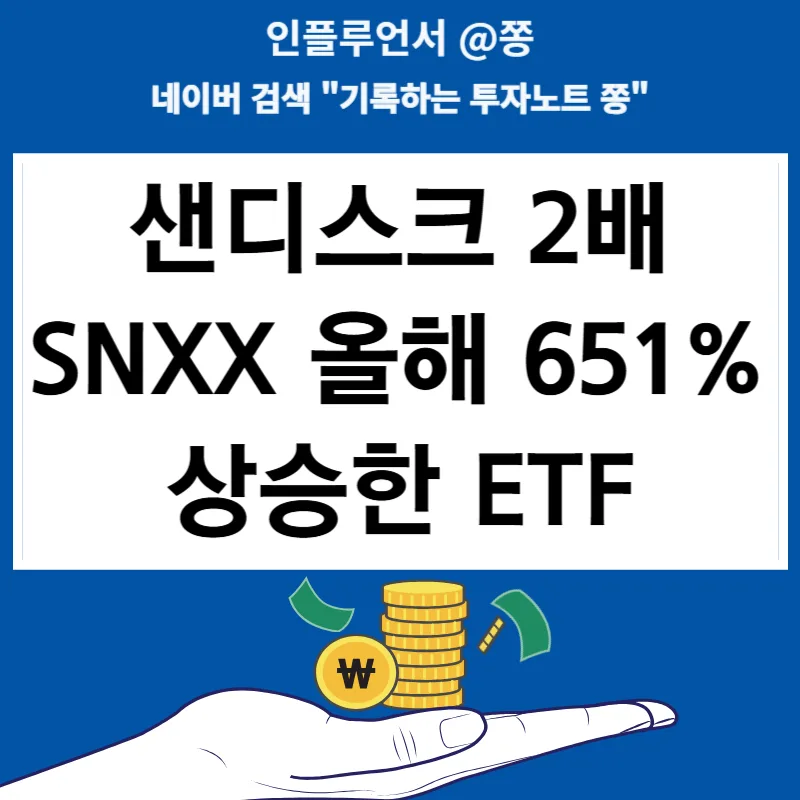 샌디스크 주가 2026년 폭등 이유와 SNXX ETF 전망
