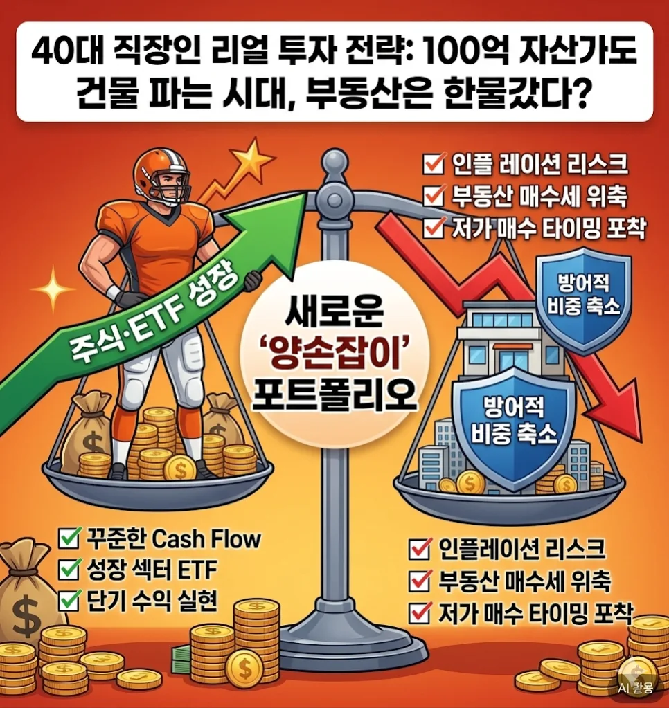 40대 직장인 부동산 매각 후 주식 투자 전략 2026