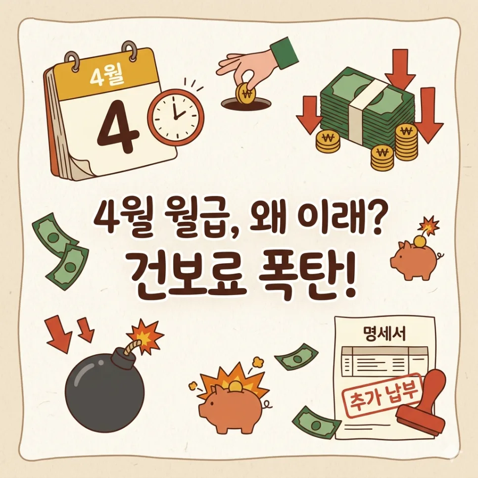 2026년 4월 건보료 폭탄, 월급 줄어든 이유와 해결책 총정리