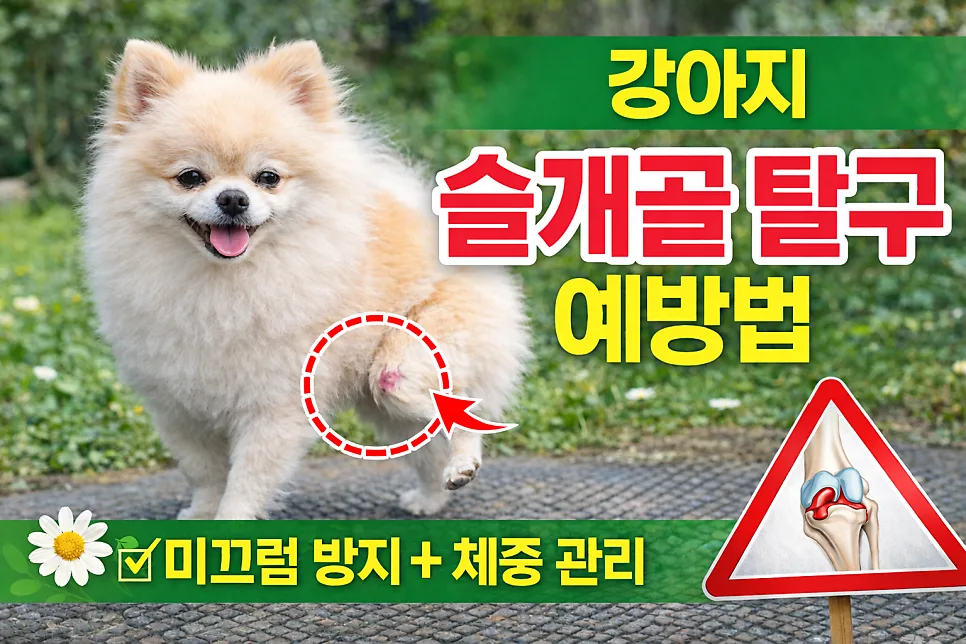 강아지 슬개골 탈구 예방 2026: 증상부터 관리법까지 총정리